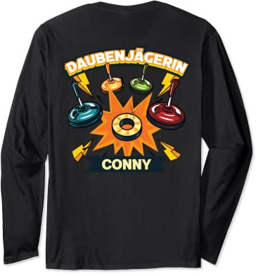 Daubenjägerin Conny Stockschütze Asphaltstock Stocksport Langarmshirt