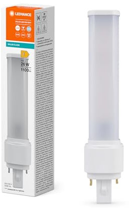 LED PL-C 9W (26W eq.) 2 Pin G24d-3 Cool White Dulux EM and AC Mains