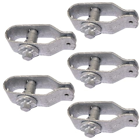5 Pack Galvanised Steel Tensioner 4 (100mm) Radisseur Rachet Fencing Line Wire Tightener