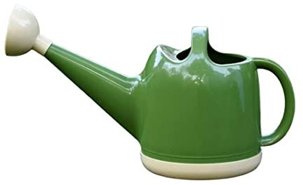 OUYUE Regadera Regadera para Plantas De Interior, Regadera De Flores, Regadera De Resina PP, Regadera De Boca Larga, Regadera para Bonsái Regadera Metal (Color : Grün, Size : 30 * 18.5 * 24cm)