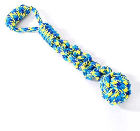 MQUMD Dog Rope Toy, Indestructible Cotton Ropes Dog Toy, Dental Cleaning and Teeth Care Dog Toy, Heavy Duty Dog Chew Toy, Interactive Tug of War Pet Toy for Large & Medium Dog