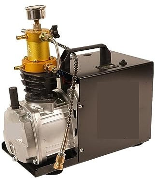 YQVEOT Pompa a Vuoto Pompa ad Alta Pressione elettrica del compressore d'Aria 4500Psi 300Bar 30Mpa per Automobili, condizionatori d'Aria