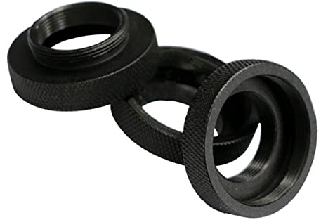 Accesorios Para Microscopios Anillo adaptador de objetivo de microscopio M25 a adaptador de rosca RMS RMS a M25x0.75 anillo adaptador de objetivo de microscopio for lente de objetivo de microscopio Du