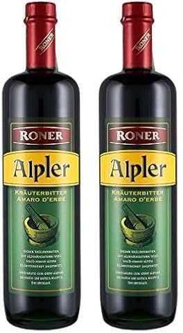 Alpler Amaro d'Erbe Roner 0,7 L (Confezione da 2)