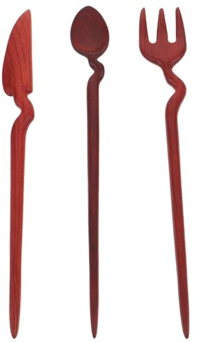 Healeved 3 Piezas Horquillas de Madera Pelo Palillos Pelo Accesorios Chinos Tradicionales Horquillas Francesas Retro Palitos de Madera para Mujer Uso Diario para Moño Recogido Chinas