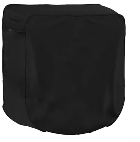 Retractable Garden Hose Reel Cover 60x60x45cm Waterproof 210D Ox Cloth Protective Case for 10m-40m Water Hose Reels with Drawstring Storage Bag, Black(black)