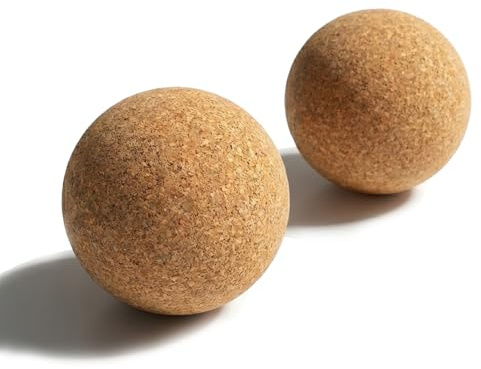 2 PCS Cork Massage Ball,6cm Massage Trigger Point Therapy Ball