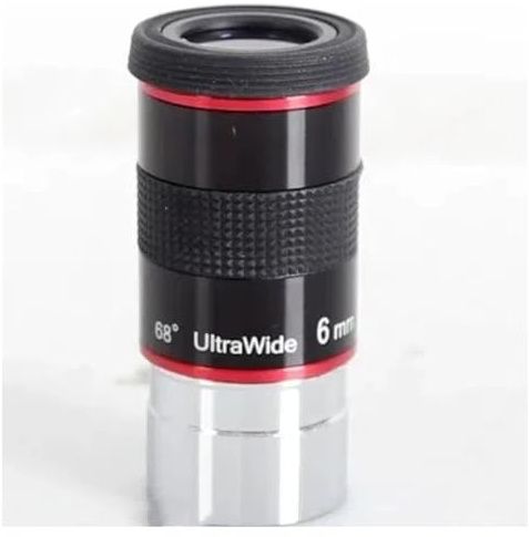 Ultra vidvinkel okular 68 grader för astronomiska teleskop - kompatibla tillbehör 6 mm, 9 mm, 15 mm, 20 mm