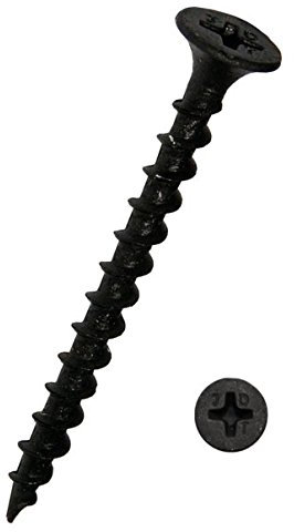 Gipsplattenschrauben mit Grobgewinde schwarz 3,9mm, Länge und Menge wählbar (3,9x30mm, 1000 Stück)
