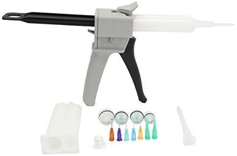 MASUNN E450Ml Epoxy Resin Gun Dispenser Static Mixer Mixing Nozzle Gun Applicator Tools