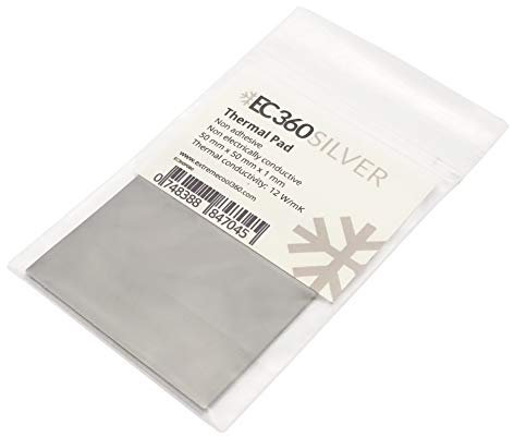 EC360® Silver 12W/mK Thermal Pad (50 x 50 x 1.0 mm)