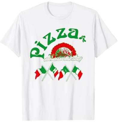 Pizza T-Shirt Logo Pizza Kostüm Italian Verpackung T-Shirt