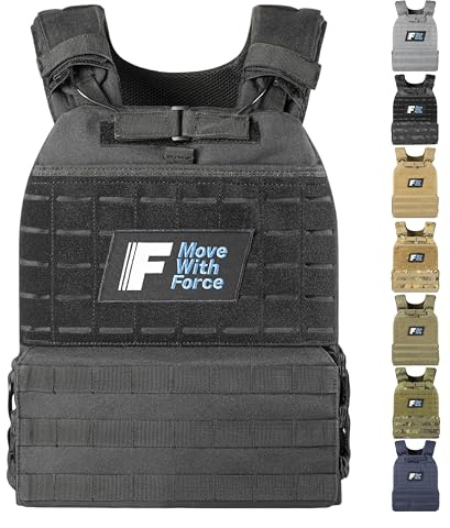 Force Fitness Gewichtsweste, 2 kg, Schwarz