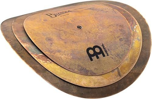 Meinl Cymbals Byzance Smack Stack 10/12/14 Zoll (Video) Schlagzeug Becken (35,56cm) B20 Bronze, Naturbelassenes Finish (B024VSM)