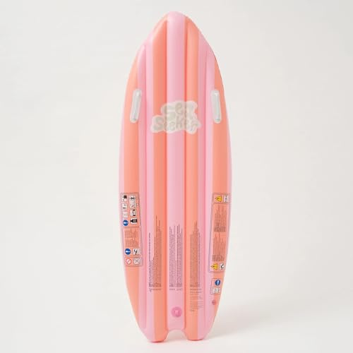 Sunnylife - Aufblasbares Schwimmbrett Ride With Me - Sea Seeker, Strawberry