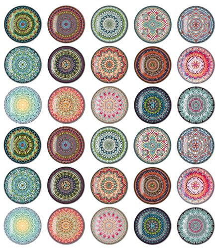 BIROYAL 30 STK. Kühlschrankmagnete - 3D Kühlschrank Magnete - Magnete Kühlschrank für Magnettafel, Whiteboard, Pinnwand Küche - Dekomagnete Geeignet für Heimdekoration, Büros, Schließfächer - 30mm