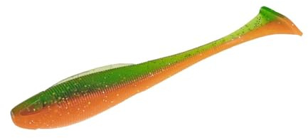 ZECK - Angelköder, Kunstköder, Gummifisch - BA Sexy Swimmer | 8cm - Fire Perch | 9 STK.