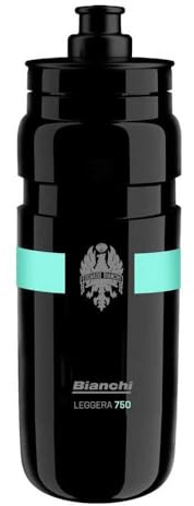 Bianchi - Borraccia LEGGERA 750, nera, capacità 750 ml, peso 60 grammi, codice C9010141.