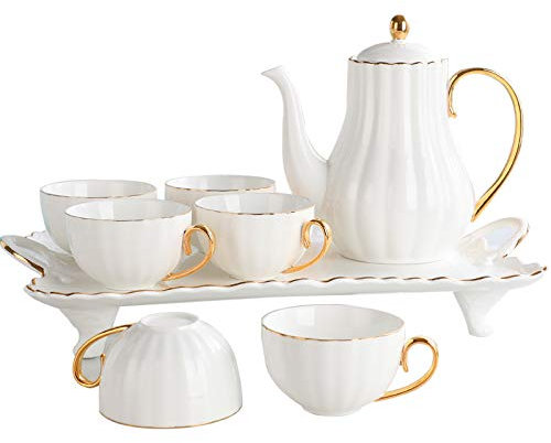 Brocca Acqua Bollitore freddo in ceramica pentola for zucca casa regalo di inaugurazione della casa bollitore freddo set da 7 pezzi con telaio Caraffa Acqua