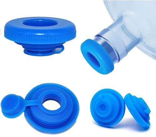 Bottiglia D'acqua da 5 Galloni 2 pezzi, Tappi di Ricambio in Silicone per galloni, Ricambio in Silicone Tappo Anti-fuoriuscita, Tappo di Tenuta Riutilizzabile per Bottiglia da 55 mm