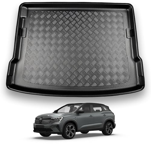 NOMAD Boot Liner Mat for Renault Austral 2022+ [Dropped loading boot] | Tailored PE Car Boot Protector Tray, Waterproof Raised Edge Trunk Mat, Easy Clean Cargo Floor Liner