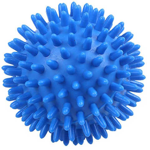 iFutniew Massageball, weich, für Handflächen, Füße, , Nacken, Rücken, Blau, 8 cm, 1 Stück
