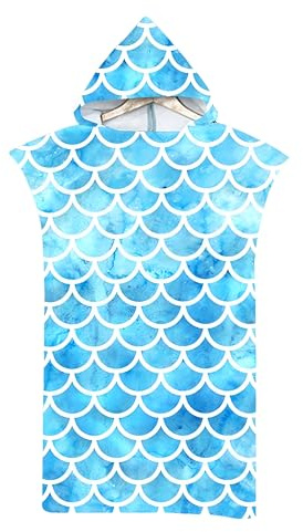 Proumhang Vuxen Strandhandduk Med Handduksbyte Handduk Mantel Handduk Poncho Filt för Strandsurfing Badbad Våtdräkt Byte 75cm x 110cm Läge 5