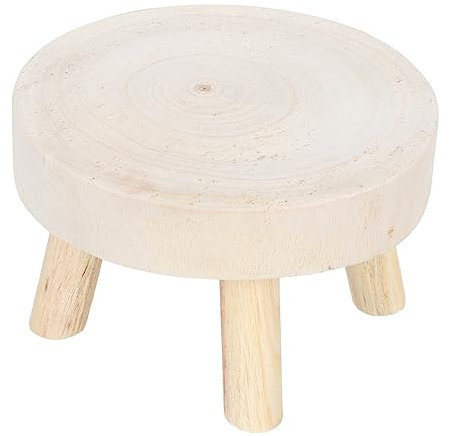 CAXUSD Massiver Holzblumenständer Vintage Holz Blumenhocker Blumentopfgestell Balkon Wohnzimmer Pflanzenhocker Für Kleine Blumenkübel Im Wohnambiente
