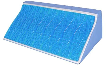 Keilkissen Bett Reflux Kissen Erwachsene RüCken Keilkissen für Seitenschläfer, 50,8–61cm breites Gel-Memory-Schaum-Kissen, Keilkissen zur Unterstützung nach Operationen/bei saurem Reflux/bei Nacken-,