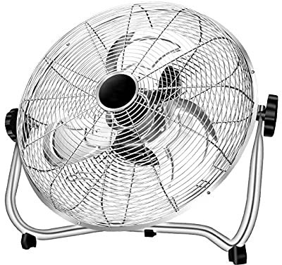 Natliedop Pedestal FansAdjustable Floor Fan, Floor Wall Fan, High Velocity Cold Air Circulator, High Velocity Heavy Duty Floor Fan, for Industrial, Commercial, Residential, And Greenhouse Use,20 inch