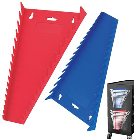 An Der Wand Montierter Magnetischer Schraubenschlüssel-Organizer – Werkzeugkasten-Aufbewahrungsfach, Für Maulschlüssel | Haltbarer Schraubenschlüsselhalter, Werkzeugorganisation Für Die Garage, SAE-Sc