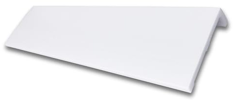 Decosa Zierprofil L95 Sinja - Multifunktionale Stuckleiste in Weiß - 5 Leisten à 2 m Länge = 2 m - Sockelleiste oder Gardinenleiste aus Styropor 25 x 95 mm - Für Decke oder Wand