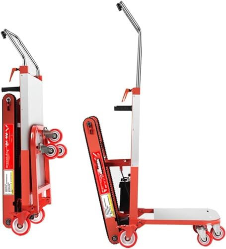 Elektrische Treppensteiger-Handkarre, robuster bürstenloser Motor-Plattformwagen, ideal zum Bewegen schwerer Lasten nach oben