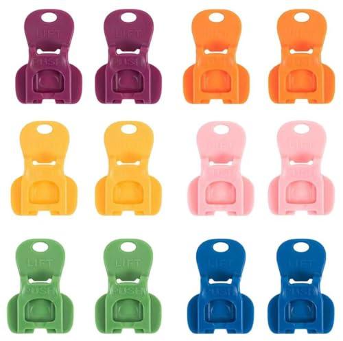 KOMEIYL 12pcs Abridor de Latas de Bebidas, Tapa Latas Refresco Abrelatas, Manual Abrelatas de Cerveza Cubre, Abrelata Anillo Bebidas, Aplica a Doméstico Diario (Como Abrir Latas y Bebidas)