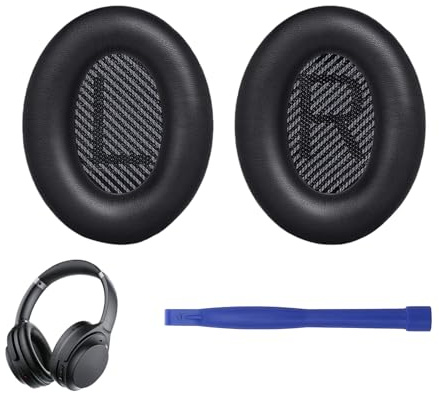 Coussinets d'oreille, Coussinets d'oreille Oreillettes de Remplacement Coussinets Coussin de Remplacement Coussinets améliorés pour Casques 35/35II/25/15/2 AE2/AE2i/AE2w Anti Déchirure épaisseur Accru