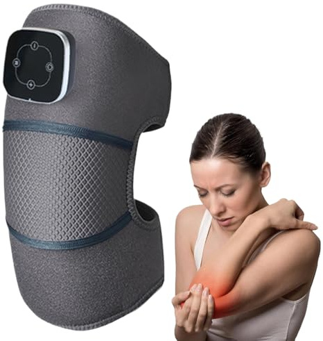 sixiwtotob Heated Knee Brace - Electric Heating Pad Wrap,Warm Cold-Proof Heating Massage Knee Pads | for Calf Relief Women Men