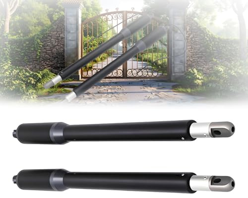WTRYRN Einfahrtstor-Öffnungssystem, Hochleistungs-Doppeltorantrieb, Doppelschwingarm, 200 U/min elektrischer Toröffner mit Fernbedienung für den Garten