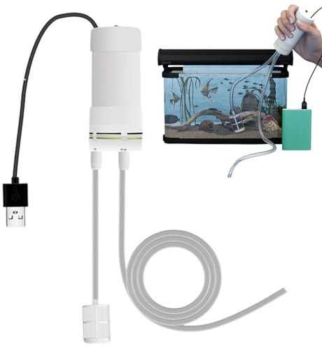 Bomba de agua – Bomba eléctrica de sifón para agua | | Bomba USB para acuario, pequeñas bombas autocebantes para acuario, para riego de fregadero, piscina, acuarios, estanques, jardines, sótanos
