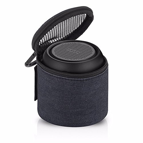 EasyAcc - Custodia per Altoparlante Bluetooth Anker SoundCore Mini/August MS425/EasyAcc Mini Bluetooth Speaker Premium Portatile Custodia Custodia Custodia Protettiva da Viaggio Con moschettone