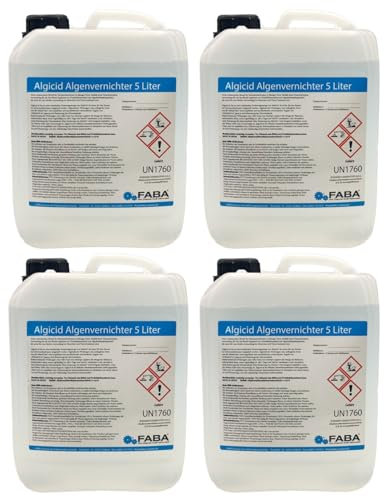 FABA Pool Algenverhüter, Algicid, Algizid 4x5l