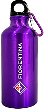 Giemme VANNISPORT Fiorentina Viola Logo Nuovo Borraccia in Alluminio Viola Due Varianti 400 O 500 ML (400 ML)