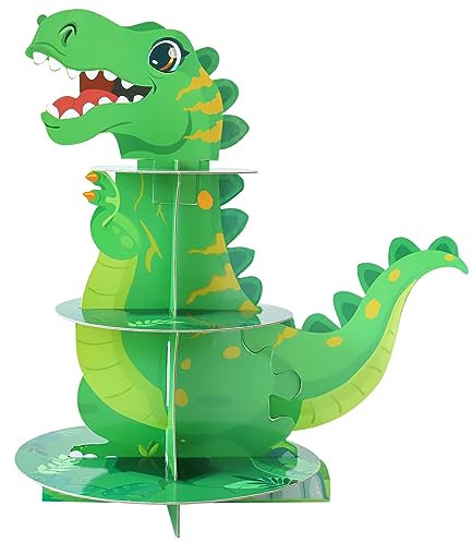 Soleebee Soporte para tartas de cartón, 3 niveles, soporte para cupcakes, soporte para torre de postres, soporte para magdalenas, suministros para fiestas, bodas, cumpleaños, fiestas, panecillos,