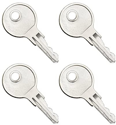 Molloparts 20-0101 CH751 Universalschlüssel, 4 Stück, 751CH 20010, kompatibel mit Booten, Vitrinen, T-Griffen, Seitenkästen, Fächern, Anhängern, kompatibel mit verschiedenen Schlössern, Wohnmobilen,
