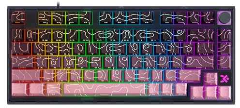 MOLGRIA x Skyloong GK75 HE Gaming-Tastatur, 75 % USB-Magnetschalter, mechanische Tastatur mit Kirschprofil, Double-Shot PBT-Tastenkappen, südgerichtete RGB-Hintergrundbeleuchtung und Drehknopf