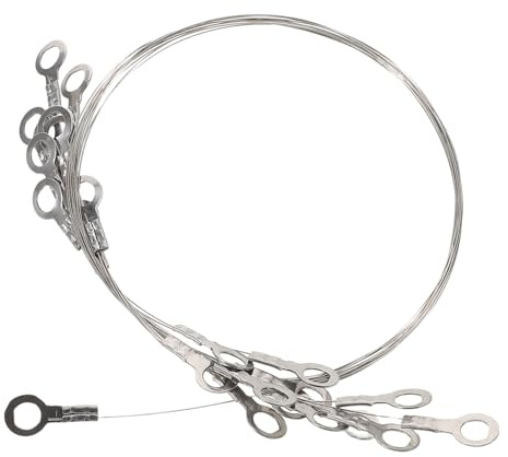 TOBBOMEY 12 Pièces Fils de Coupe Gâteau Acier Inoxydable Câbles de Nivellement et Tranchage pour Gâteau Fromage et Jambon Accessoires Remplaçables pour Outils de Pâtisserie à