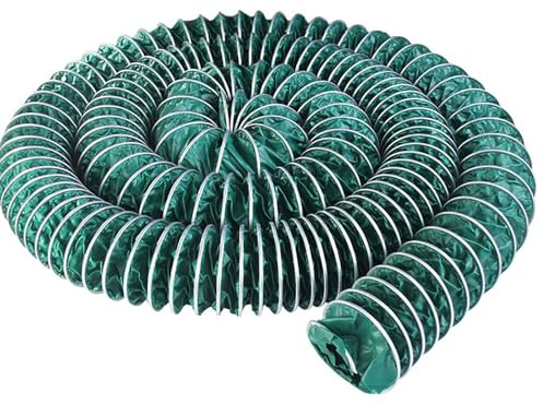 Flexibler PVC Lüftungsschlauch, Hitzebeständiger Abluftschlauch für Trockner, Klimaanlage, Dunstabzugshaube, Gebläse, Gewächshaus, Belüftung(8cm/3in,2m/7ft)