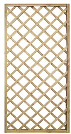 Pannello in legno Rettangolare impregnato in autoclve a rete da esterno giardino recinzioni divisori 90x180 cm EV