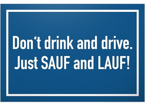 Don't Drink and Drive Plastic Sign with Saying Funny Gift for Him Birthday Gift Men / Boys Party Decoration Accessory Joke Item JGA Accessory Photo Box