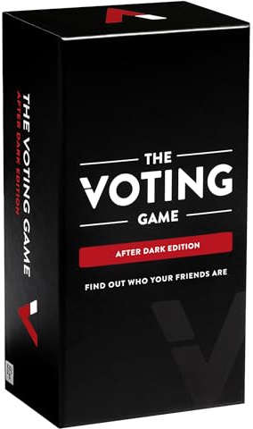 Dyce Games - The Voting Game :After Dark Edition - NSFW Edition - Disturbing, Daring & Hilarious - Group Card Game - Ages 17+ Years - 4-10 Players