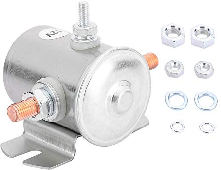 Aramox Relais solénoïde SAS4208SAW4226, commutateur de relais solénoïde de démarreur à 3 bornes 12V 200A SAS4208SAW4226 pour bateau treuil de chariot